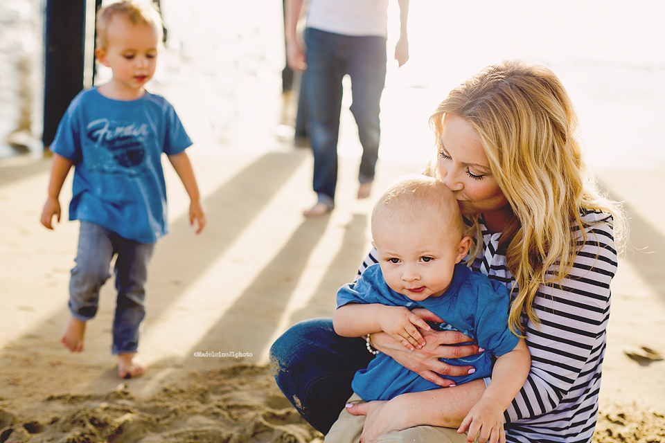 Balboa Pier family beach session | Orange County family photographer